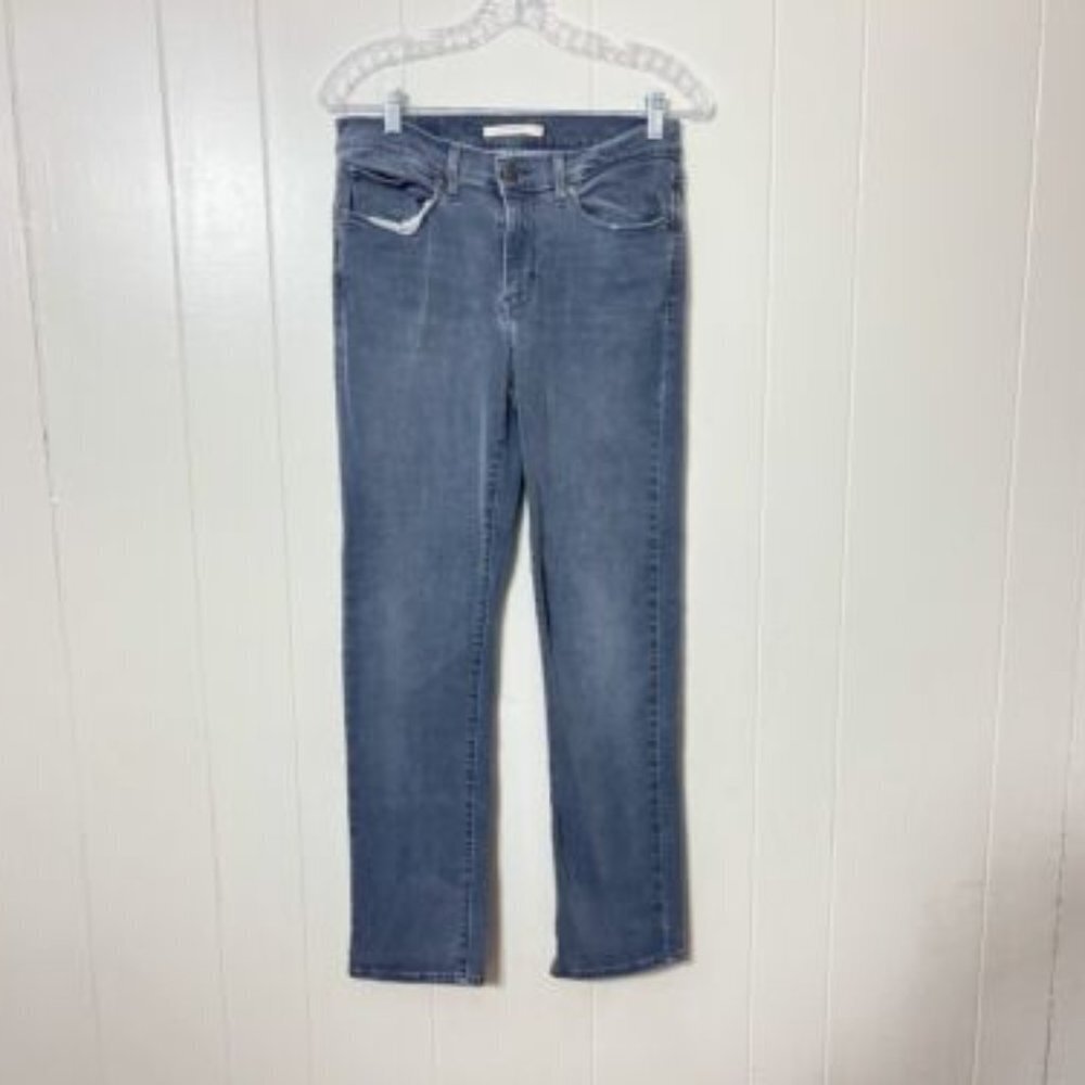 Levi’s Women’s Classic Straight Leg Gray Jeans Size 27 Casual Stretch Denim